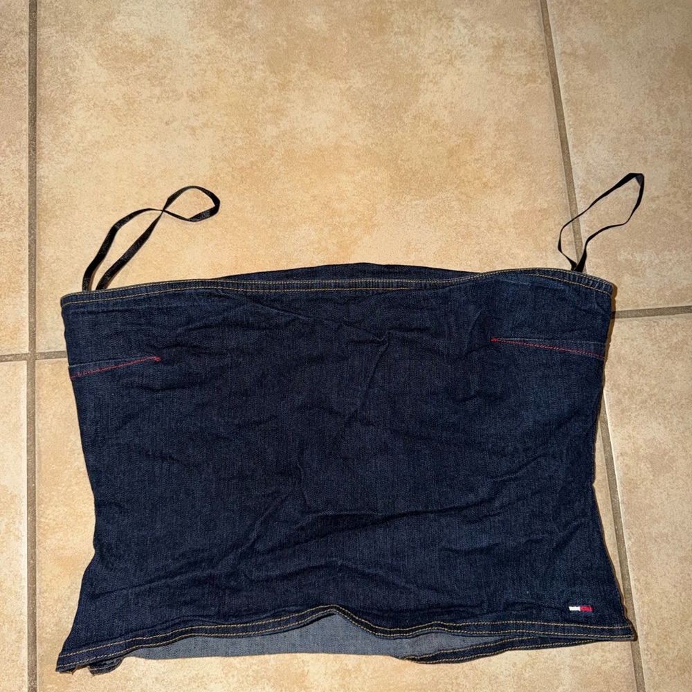 Tommy Hilfiger Dark Blue Crop Top